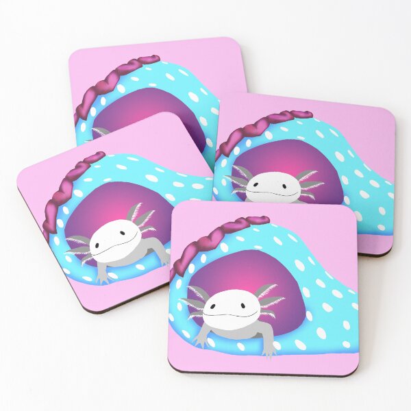 Item preview, Bisexual Pride Axolotl Art designed and sold by Icarian Ashes.