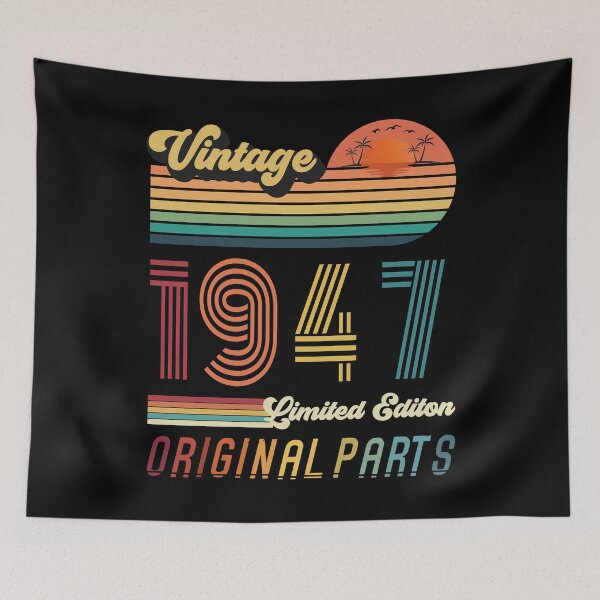 Item preview, 75 Year Old Vintage 1947 Limited Edition 75th Birthday Gift designed and sold by CoolCreative.