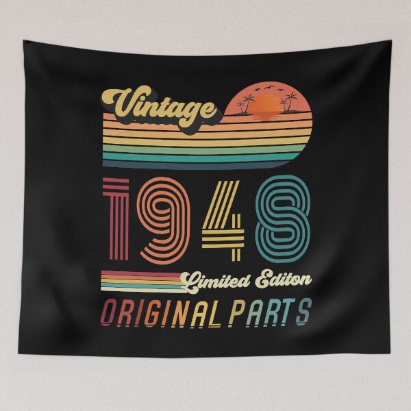 Item preview, 74 Year Old Vintage 1948 Limited Edition 74th Birthday Gift designed and sold by CoolCreative.