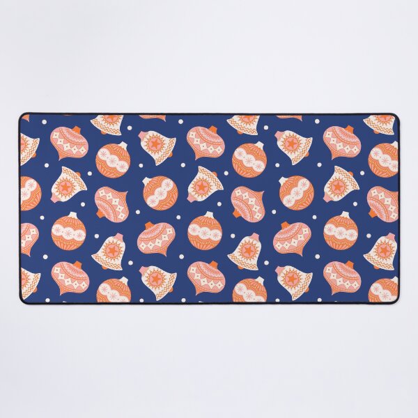 Item preview, Christmas decoration pattern on blue background designed and sold by Irenajh87.