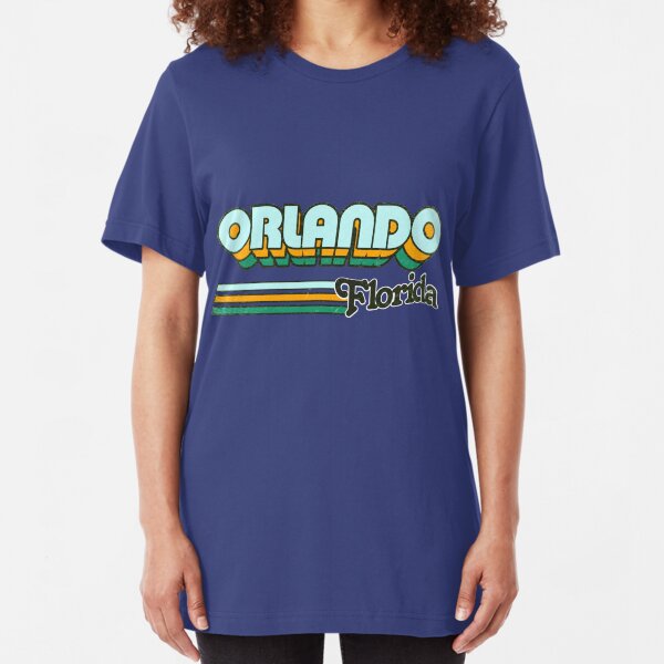 Orlando, FL | City Stripes Slim Fit T-Shirt