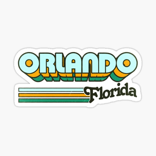 Orlando, FL | City Stripes Sticker