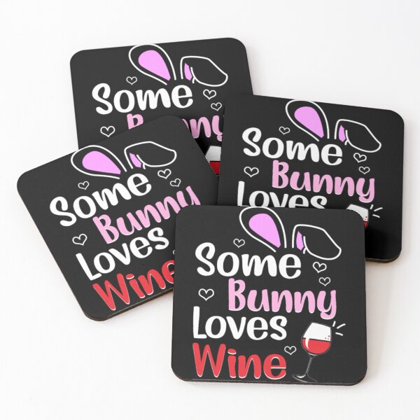 Item preview, Some Bunny Loves Wine Funny Drinking Easter  designed and sold by ThomasJaru.