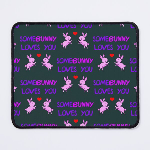Item preview, Some bunny loves you. Funny pun quote Pink bunnies designed and sold by ThomasJaru.