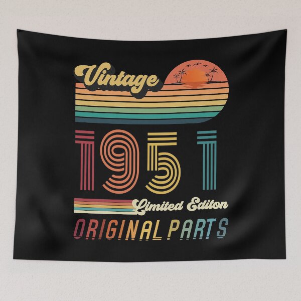 Item preview, 71 Year Old Vintage 1951 Limited Edition 71st Birthday Gift designed and sold by CoolCreative.