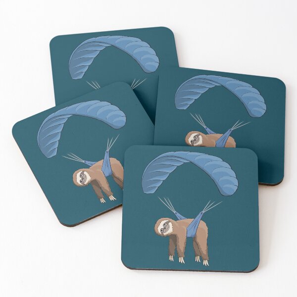Item preview, Paragliding Flying Sloth Skydiving   designed and sold by INVNCBLA.