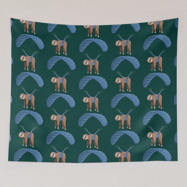 Item preview, Paragliding Flying Sloth Skydiving   designed and sold by INVNCBLA.
