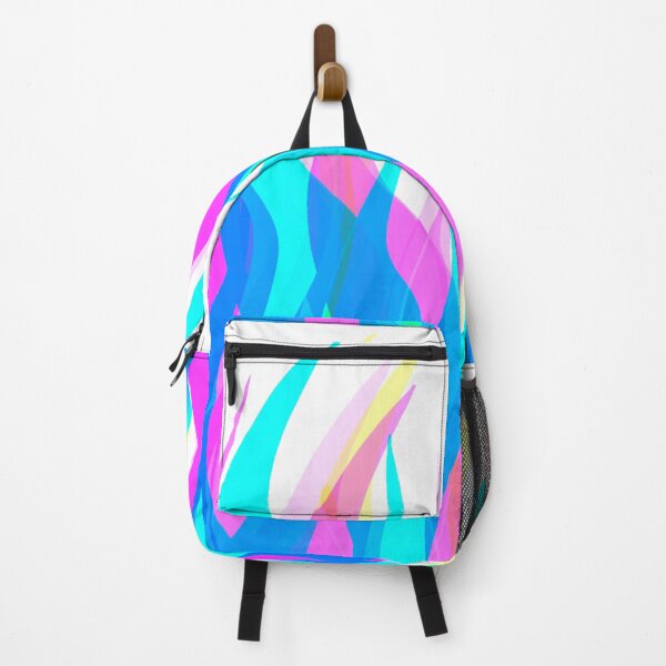 Item preview, Blue and Pink Multicolor Flames Pattern designed and sold by theprintedclub.