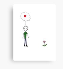Love at first sight. Canvas Print