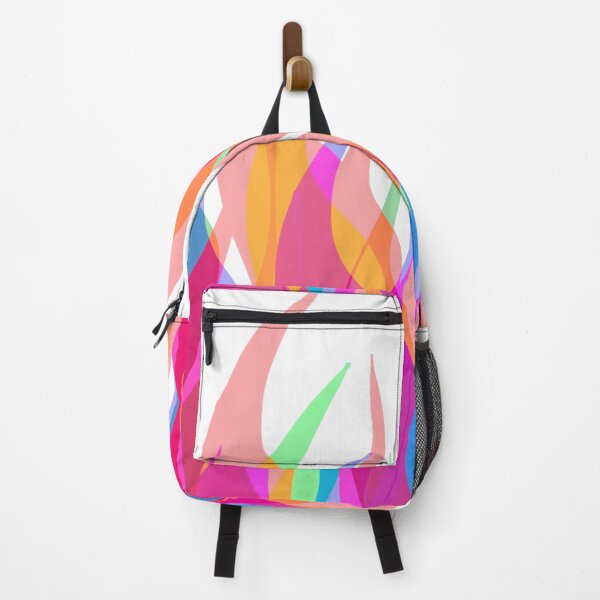 Item preview, Pink, Orange, Green and Blue Multicolor Flames Pattern designed and sold by theprintedclub.