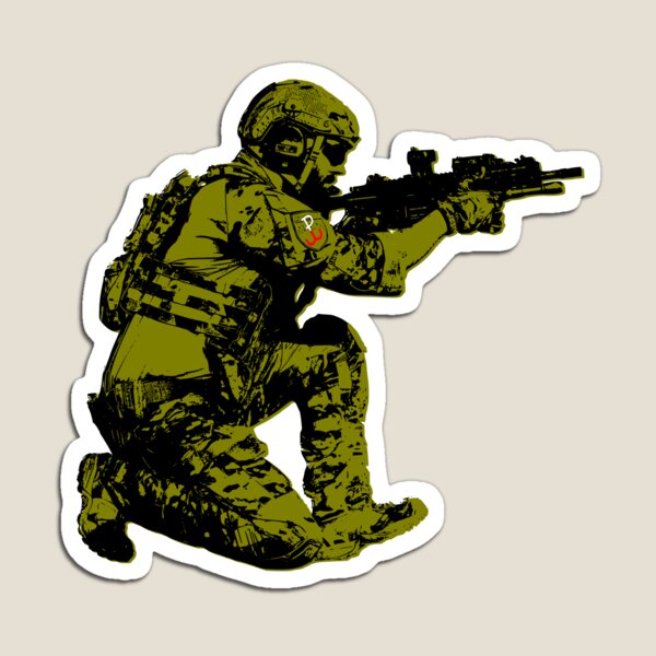 Polish Secial Force Soldier Magnet
