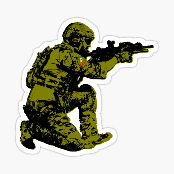 Polish Secial Force Soldier Sticker