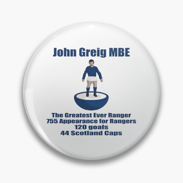 Item preview, Rangers FC, The Greatest Ever Ranger, John Greig, Football Fan Gift, Glasgow designed and sold by FootyLocker.