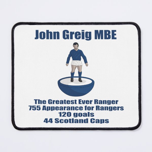 Item preview, Rangers FC, The Greatest Ever Ranger, John Greig, Football Fan Gift, Glasgow designed and sold by FootyLocker.