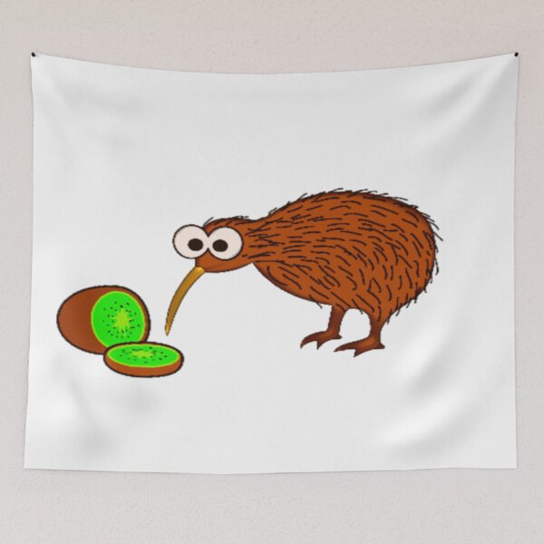 Item preview, KIWI BIRD EATING KIWI designed and sold by KatisDesign.
