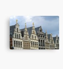 Antwerp Guildhouses Canvas Print