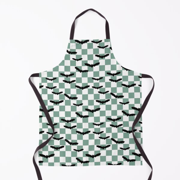Item preview, Checkerboard Halloween Bats in Green designed and sold by KathrinLegg.