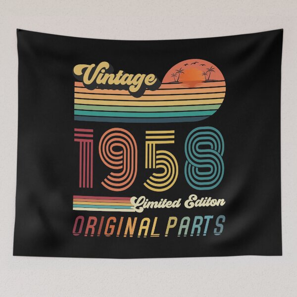 Item preview, 64 Year Old Vintage 1958 Limited Edition 64th Birthday Gift designed and sold by CoolCreative.