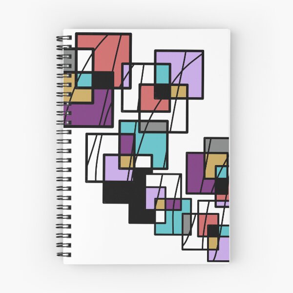 Item preview, Modern design colorful square monogram designed and sold by Shirley Li.
