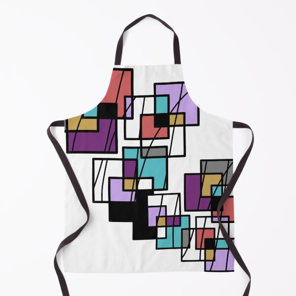 Item preview, Modern design colorful square monogram designed and sold by Shirley Li.