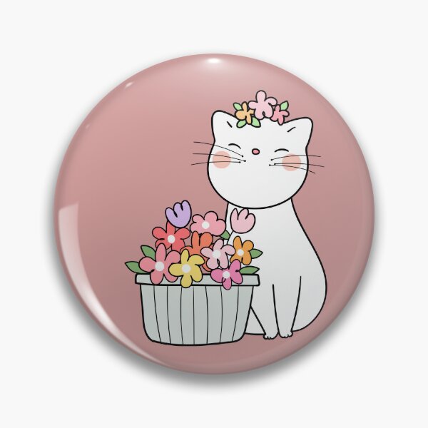 Item preview, Catflower basket designed and sold by Gatugi.