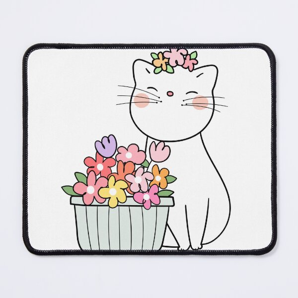 Item preview, Catflower basket designed and sold by Gatugi.