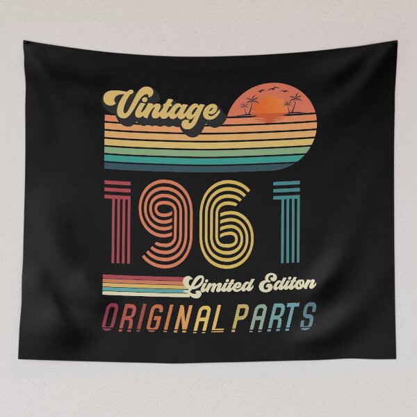 Item preview, 61 Year Old Vintage 1961 Limited Edition 61st Birthday Gift designed and sold by CoolCreative.