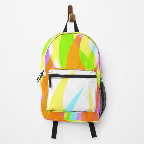 Item preview, Neon Yellow, Green, Pink, Blue Multicolor Flames Pattern designed and sold by theprintedclub.