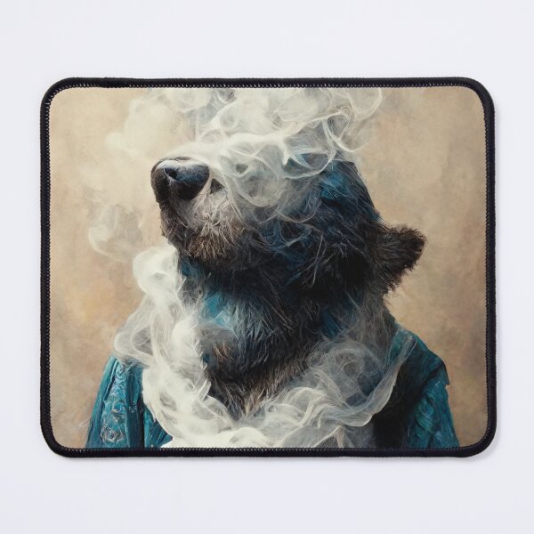 Item preview, Vaping Bear Portrait designed and sold by Mediatoni.