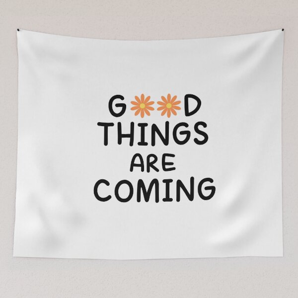 Item preview,  Vintage flowers motivation scriptures | Good things are coming designed and sold by Fus-art94.