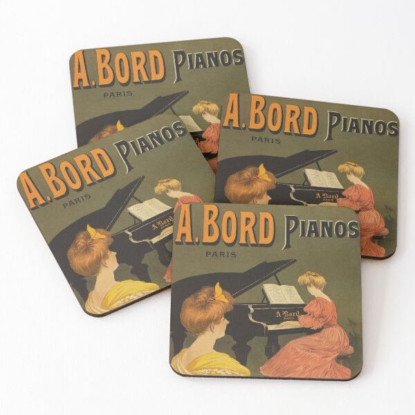 Item preview, A BORD PIANOS PARIS Vintage France Advertisement Poster by Rene Pean designed and sold by retroposters.
