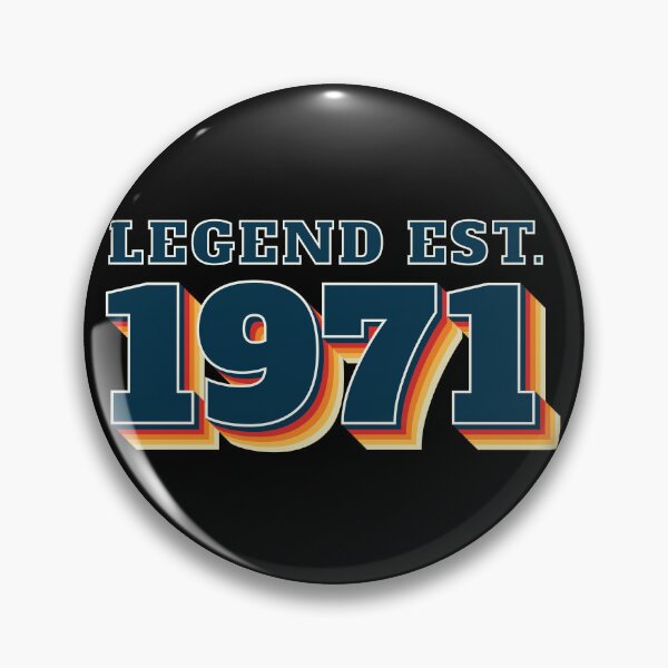 Item preview, Legend Established 1971 - Vintage Retro Birthday Design designed and sold by RaybenMedia.