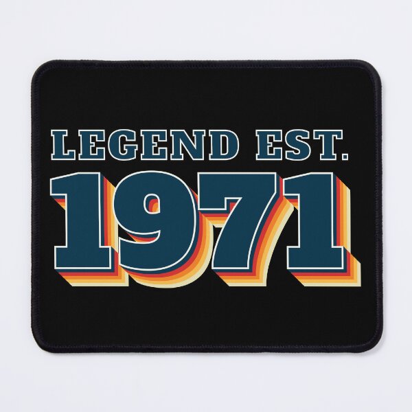 Item preview, Legend Established 1971 - Vintage Retro Birthday Design designed and sold by RaybenMedia.