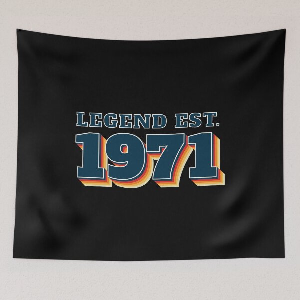 Item preview, Legend Established 1971 - Vintage Retro Birthday Design designed and sold by RaybenMedia.