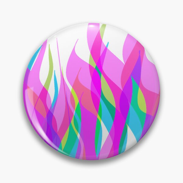 Item preview, Neon Pink, Green, Blue Multicolor Flames Pattern designed and sold by theprintedclub.