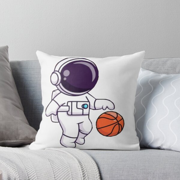 Item preview,   Cute astronaut playing basketball cartoon designed and sold by BEAUTY ⭐⭐⭐⭐⭐.