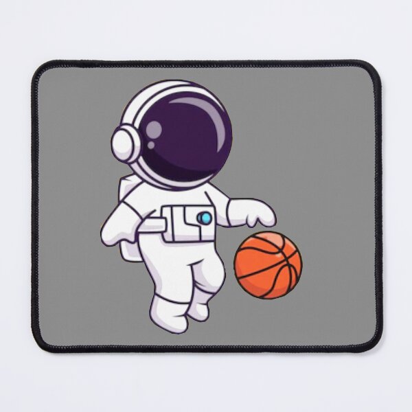 Item preview,   Cute astronaut playing basketball cartoon designed and sold by BEAUTY ⭐⭐⭐⭐⭐.