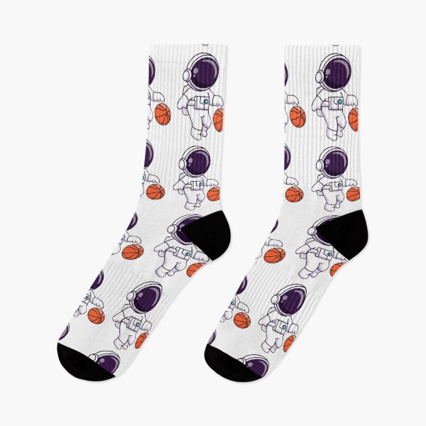 Item preview,   Cute astronaut playing basketball cartoon designed and sold by BEAUTY ⭐⭐⭐⭐⭐.