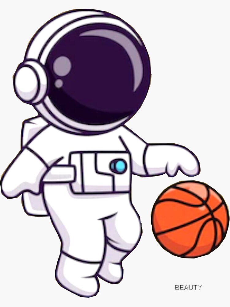 Dibujos animados lindo niño jugando baloncesto