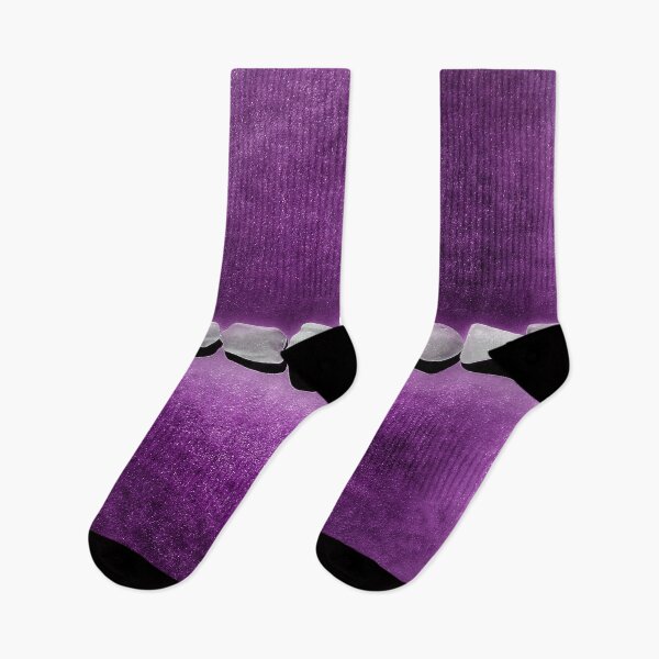 Item preview, Beach Glass Grayish Violet or Gray on Grungy Grayish Magenta designed and sold by Beachy.