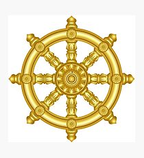 Dharma wheel 4. Photographic Print