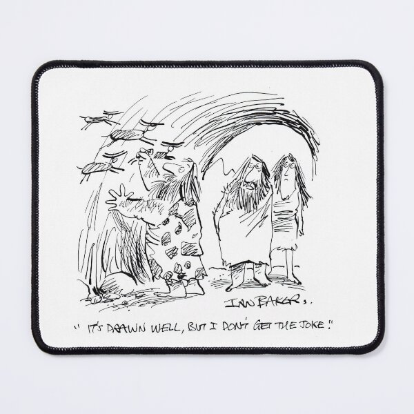Item preview, Caveman Cartoonist designed and sold by IanBakerToons.