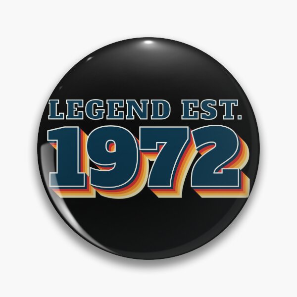 Item preview, Legend Established 1972 - Vintage Retro Birthday Design designed and sold by RaybenMedia.