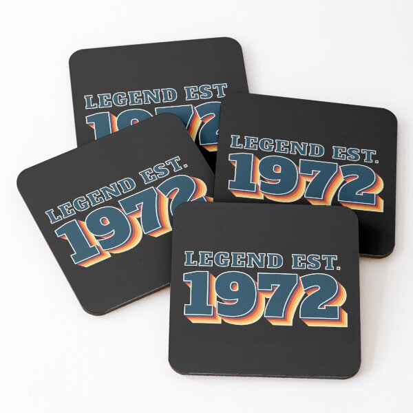 Item preview, Legend Established 1972 - Vintage Retro Birthday Design designed and sold by RaybenMedia.