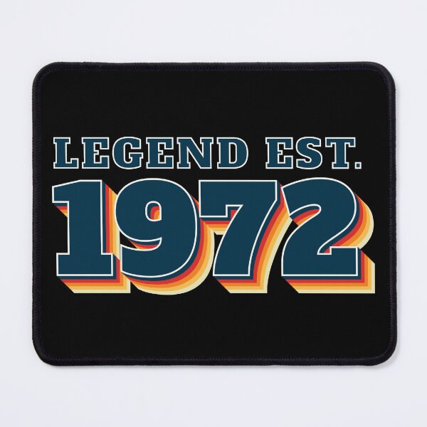 Item preview, Legend Established 1972 - Vintage Retro Birthday Design designed and sold by RaybenMedia.