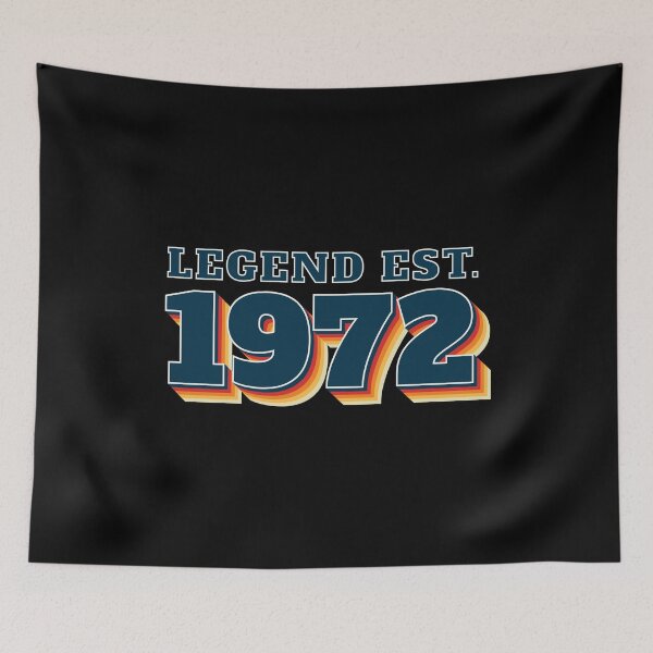 Item preview, Legend Established 1972 - Vintage Retro Birthday Design designed and sold by RaybenMedia.