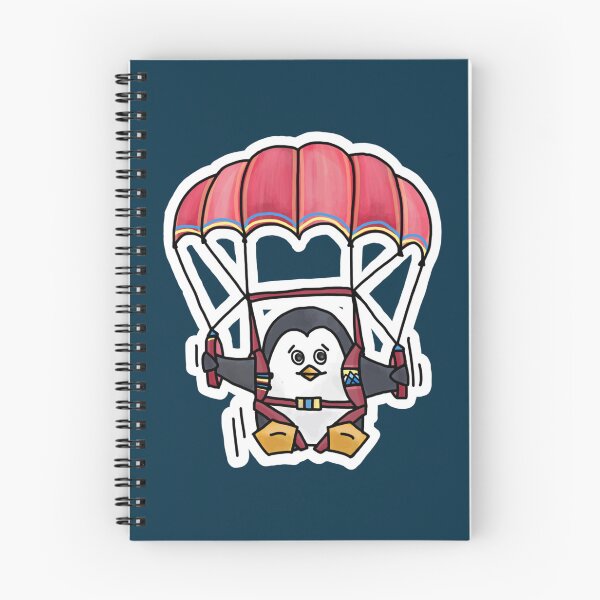 Item preview, Skydiving Penguin   designed and sold by INVNCBLA.