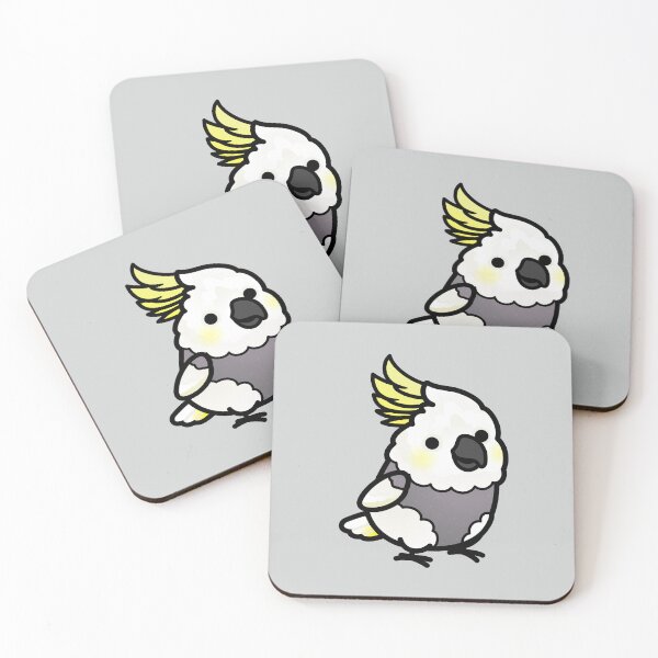 Item preview, Chubby Plucker Sulphur-crested Cockatoo designed and sold by birdhism.