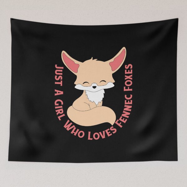 Item preview, Just A Girl Who Loves Fennec Foxes designed and sold by Finiya.