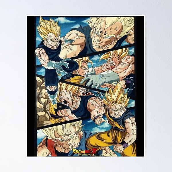 Protector of Hope-rage Future Trunks/dragonball Poster A4 